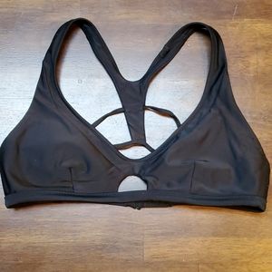 Black Lululemon bikini top